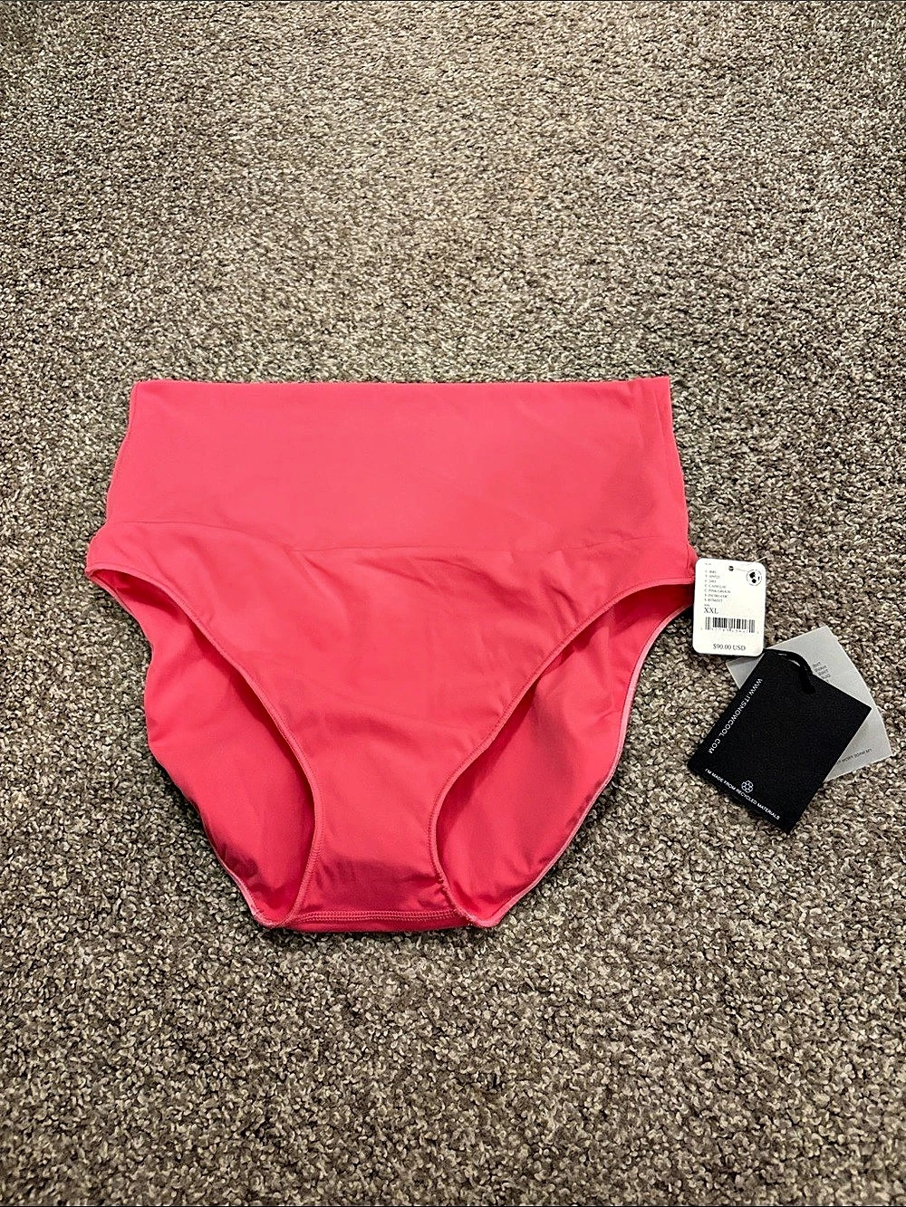 It's Now Cool Pink One-Piece Swimsuit bottom